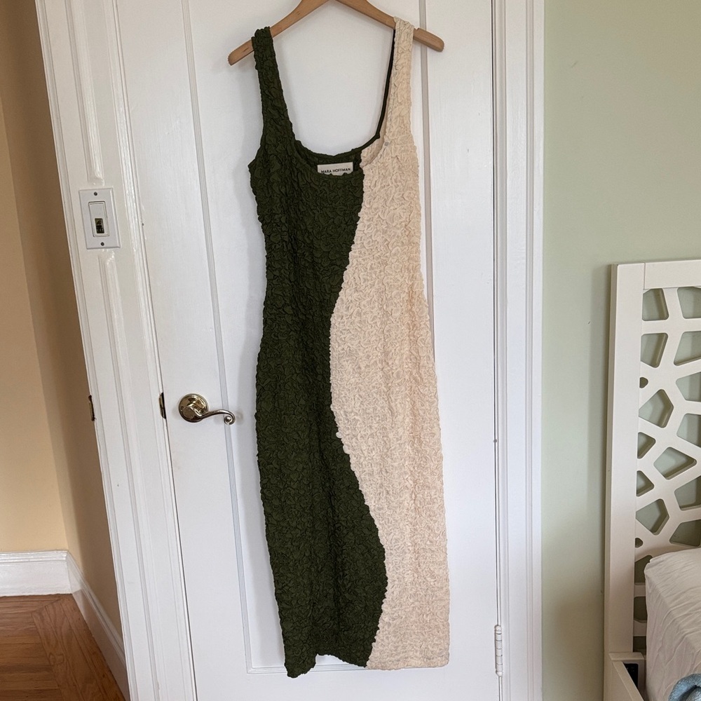 NWOT Mara Hoffman FULL CIRCLE SLOAN Popcorn DRESS  Sz M - Picture 4 of 9